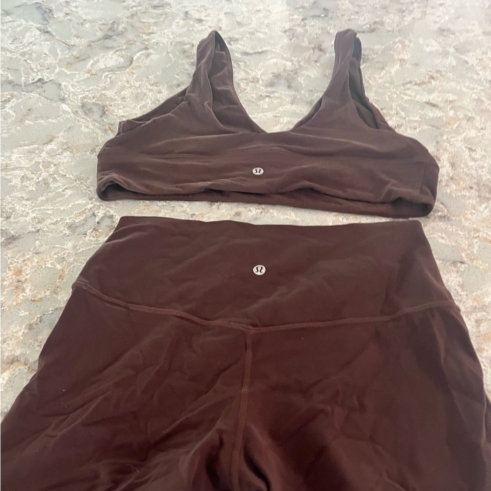 Lululemon sports bra. Shorts listed  separate.